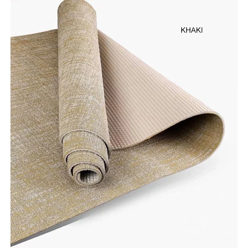 

Natural eco friendly and environmental protection competitive price jute hemp yoga mat