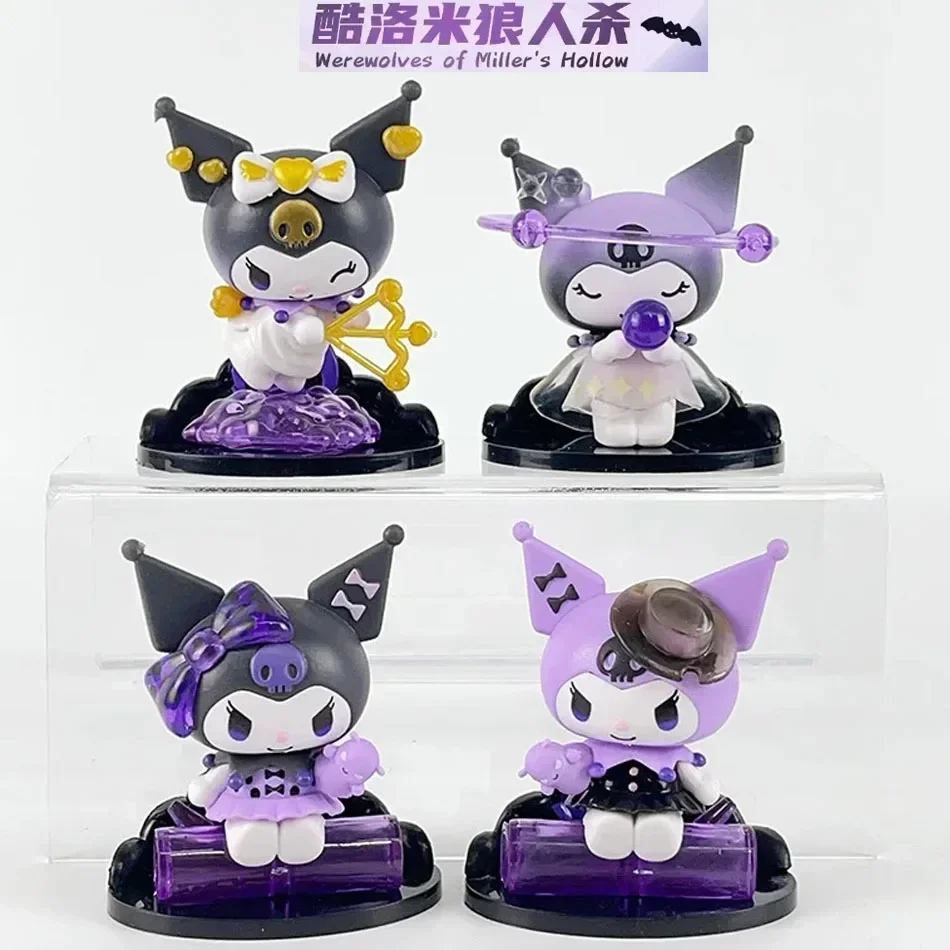 Sanrio Kuromi Blind Box Lucky Divination Series Śliczna Figurka Akcji Niespodzianka Kolekcjonerski Model Zabawka dla Fanów