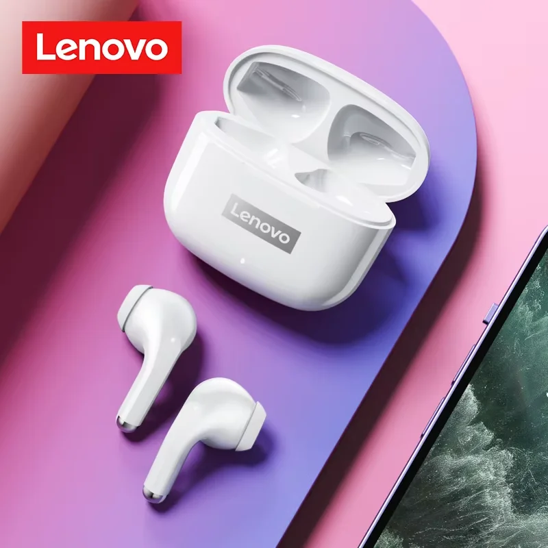 Neue Lenovo LP40 Pro TWS Bluetooth V5.3 Kopfhörer Smart Touch Control mit Freisprechanruf-Headset, geräuschisolierende Kopfhörer 3