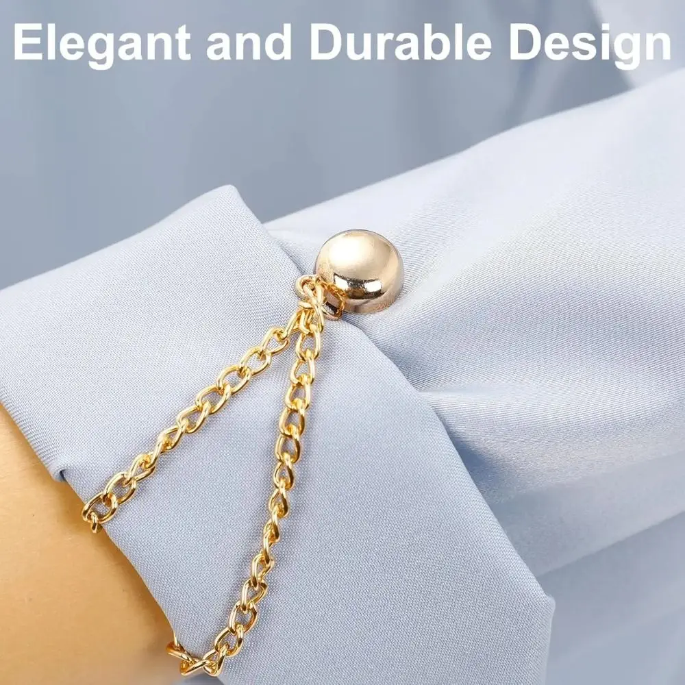 Multi-Function Magnetic Clothing Clip Alloy Waist Buckle Shorten Trouser Clip Silver Non-hole Magnetic Fixed Button