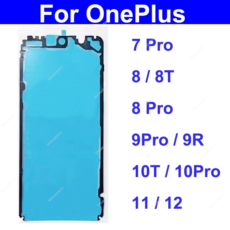 For Oneplus 1+ 7 8 9 10 Pro 8T 9R 10T 11 12 Front LCD Screen Adhesive Sticker LCD Adhesive Stciker Replacement