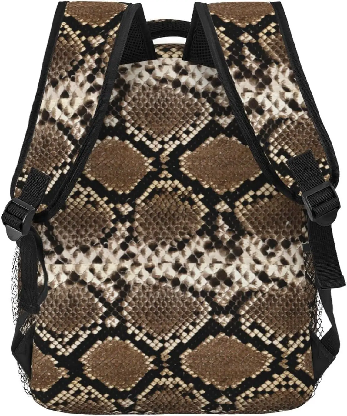 Snake Skin Backpack Snake Travel Bag Animal Lightweight Daypack Bag Laptop Tablet Bag