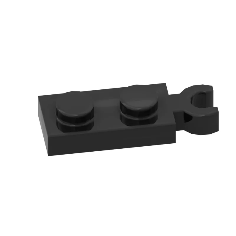 10Pcs MOC Parts 78256 Plate Modified 1 X 2 with Clip on End Vertical Grip Compatible Brick Building Blocks Particle Toy