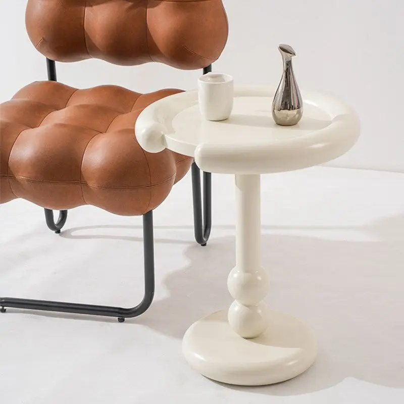 Nordic Cream Style Side Table Living Room Sofa Corner Table Small Apartment Designer Creative Tea Table