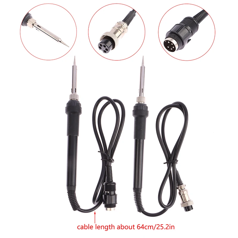 936 Electric Soldering Iron Station 5Pin 50W 24V Welding Head Handle Replacement For 852D+ 853D 878AD 898D 936B 937D