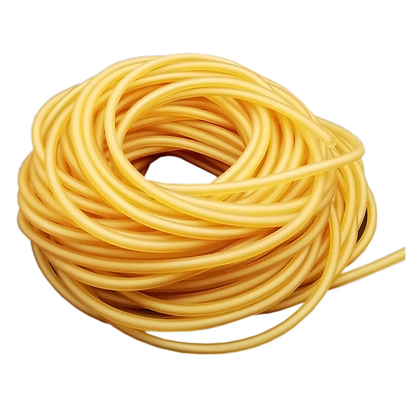 50 Meters 3*6mm Latex Tube Rubber Band for Outdoor Shooting Slingshot Catapult Sling Hunting, Stretch Bandage Pull Elastic Rope