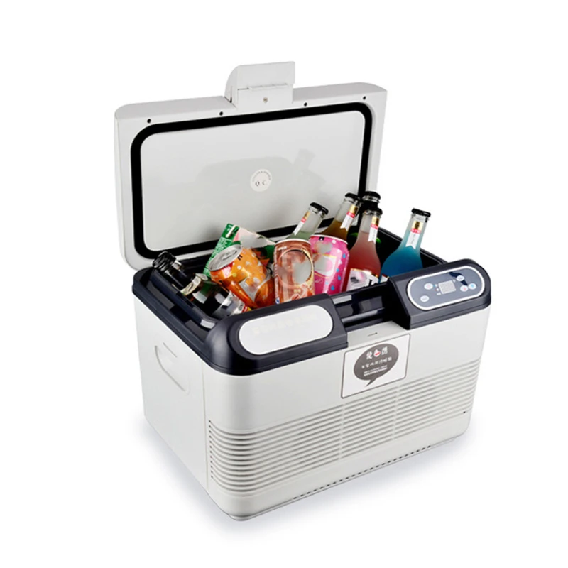 Portable Car Refrigerator Freezer Cooler Keep Warm and Cool Dual-use 15L Fridge Quick Refrigeration Home Picnic Refrigerator