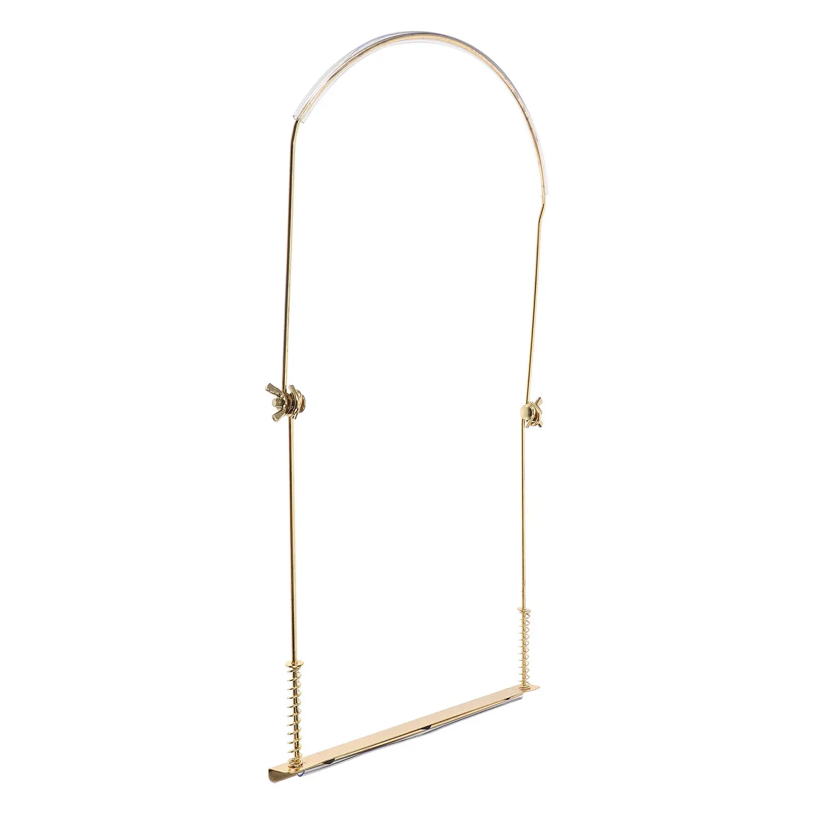 Professional Metal Harmonica Neck Holder Easy Install Quick Secure Hands-Free Support for Live Performance Practice -Hole Stand
