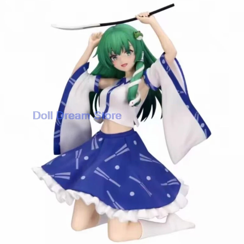 

new arrival in stock 100% genuine Japanese original anime Kochiya Sanae PVC action figure collectible model toys