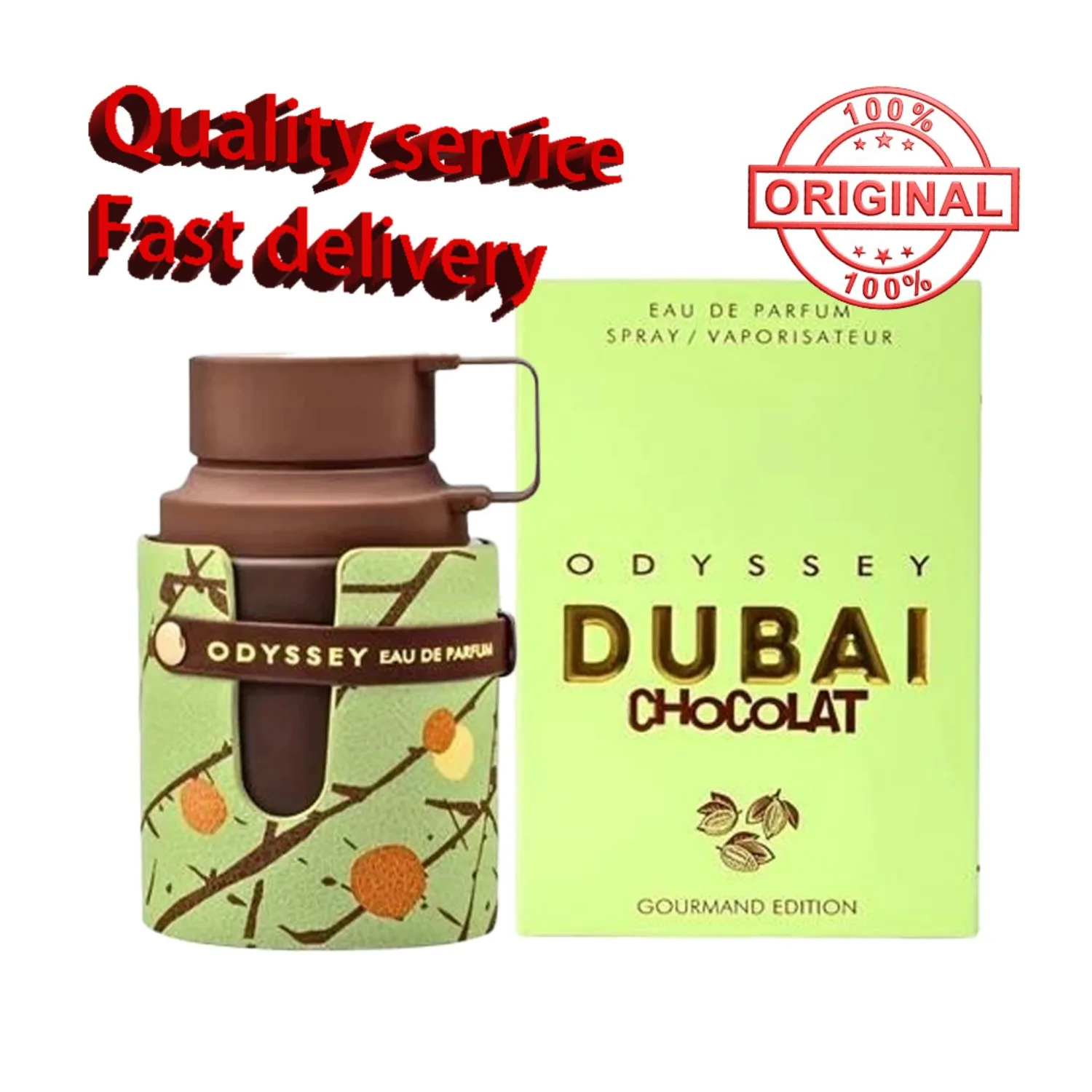 

100ml Original Arab Perfumes Odyssey Dubai Unisex Eau De Parfum Spray Excellent Cologne Lasting Oriental Vanilla Fragrance Gifts
