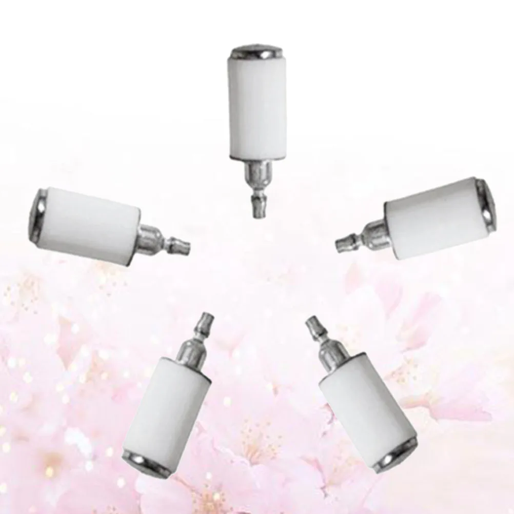 

5pcs Filter For Mower Lawn Accessories Set Chain Machine Filters Lawn Engine Durable Universal Design White