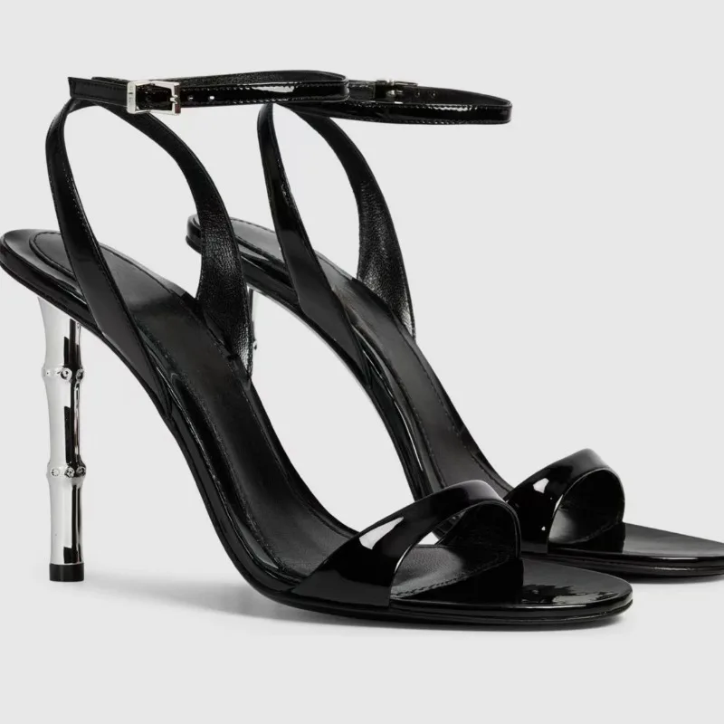 

Sexy Designer High Heels Women Open Toe Fashion Brand Banquet Party Shoes Female Ankle Strap Summer Elegant Sandals Ladies Pumps