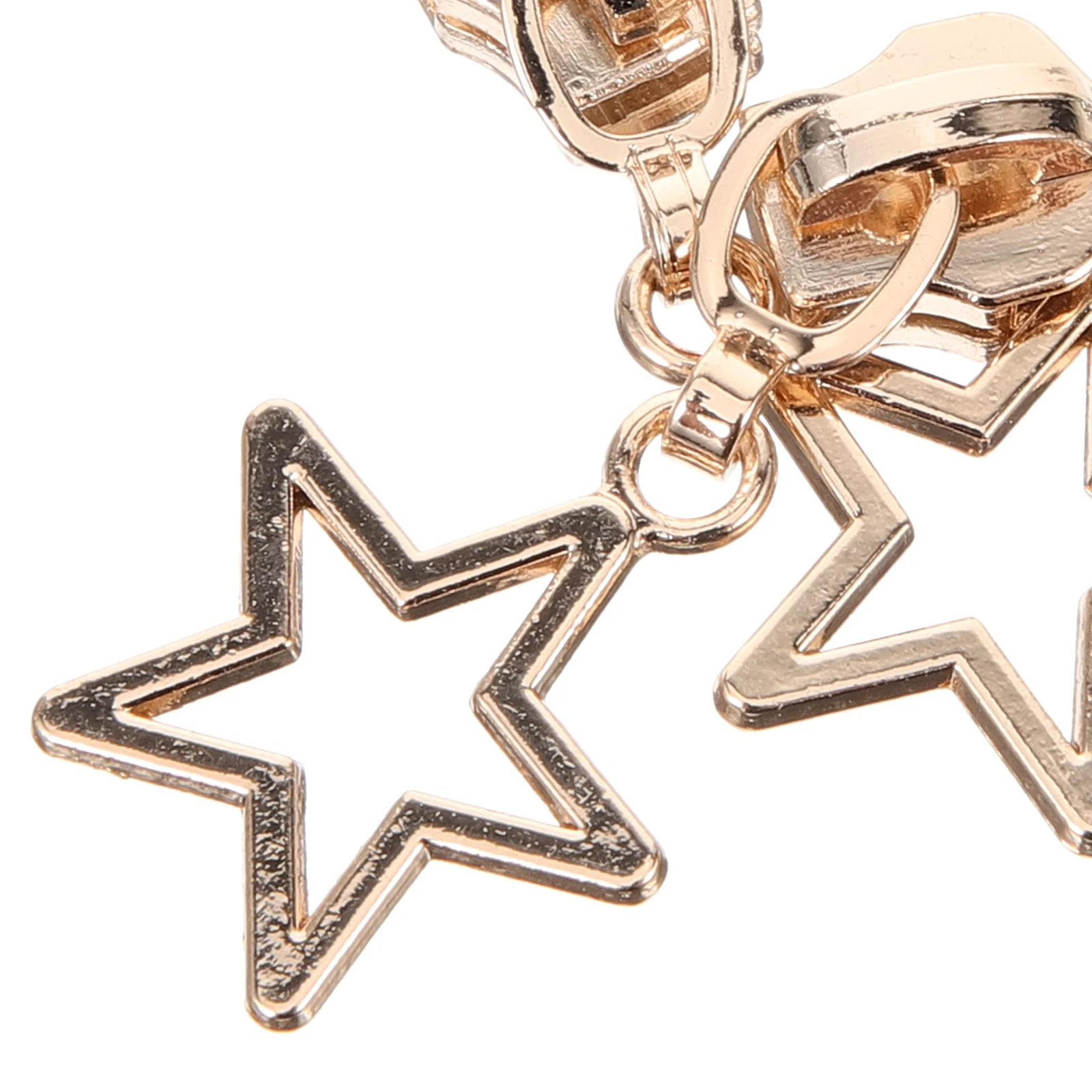 

10Pcs Metal Zipper Pulls Sturdy Long-Lasting Easy DIY Installation for Clothes Bags Suitcases Repairs Zipper Pull Charms