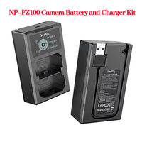 Smallrig NP-FZ100 Camera Battery and Charger Kit 2040 mAh high capacity Power Bank for Sony A6600 A9 II A7 III A7R III A1 A6700