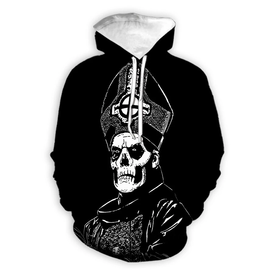 Ghost Band Hoodies 3D Print Streetwear Men Women Casual Fashion Sweatshirts Oversized Hoodie Kids Pullovers Tracksuits Clothing