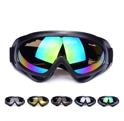 Ski Goggles, Motorcycle Goggles Winter Sport Goggles for Snow Goggles X400 Windshield Sandproof Eye Protection Glasses