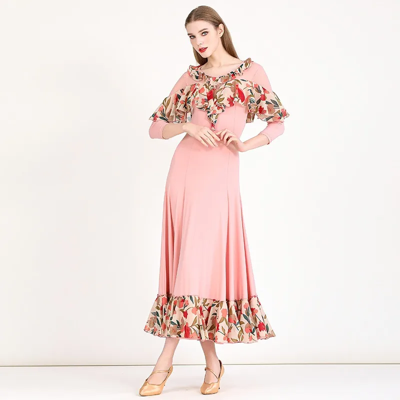 Vestido de dança moderno personalizado my894, trajes de dança padrão nacional, saia de dança de valsa, vestido de baile, vestidos de noite padrão