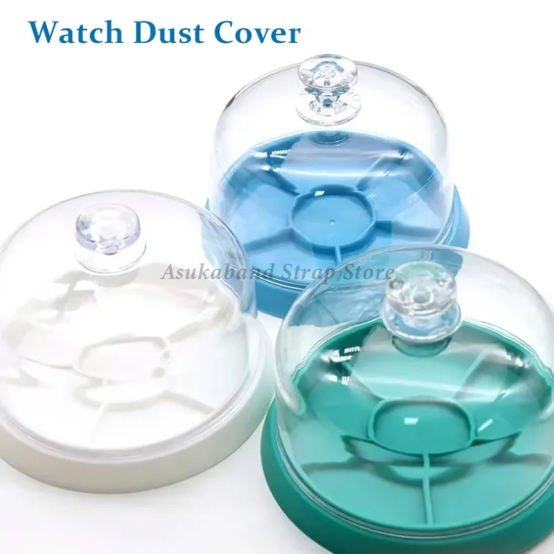 Watch Movement Dust Sheet Cover with Tray Watch Repair Tool 6 Slots Spare Protector Watchmaker Repair Tool Box Watch Accessories