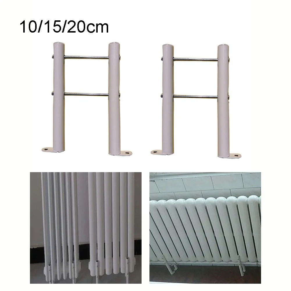 2 X Radiator Floor Bracket Cast Iron Radiator Feet Thickened Home Heating Floor Bracket Vertical Fixed Bracket