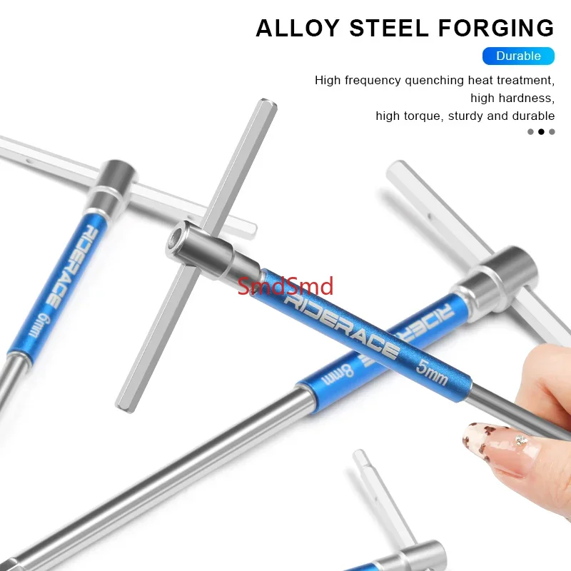 Bicycle Hex Key Wrench Set T Handle 2-10mm CRV Steel Allen Key Bike Repair Tool MTB Road Bike Maintenance Kit
