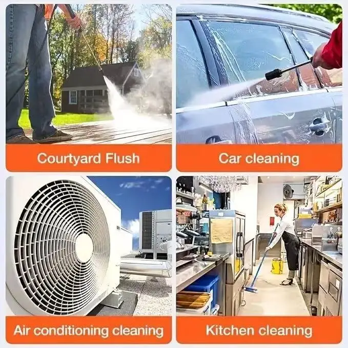 Wireless High-Voltage Cleaning Machine (Dual Electric), Portable Wireless High-Voltage Electric Car Cleaning Machine, Foam Spray Gun Car Cleaning Tool, High-Voltage Car Cleaning Water Gun, Wireless Charging Car Floor Cleaning Machine - Image 6