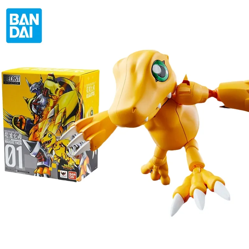 Bandai Genuine Digimon Adventure Anime Agumon Deformable War Greymon Action Figures Collectible Model Toys Gifts for Kids