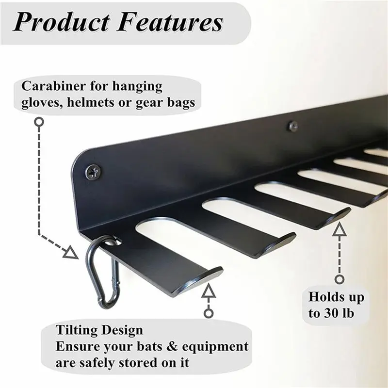 NALFI-2PCS Multi-Purpose Gym Equipment Storage Rack Resistance Bands Storage Hanger Barbell Rack Heavy Duty Gym Rack