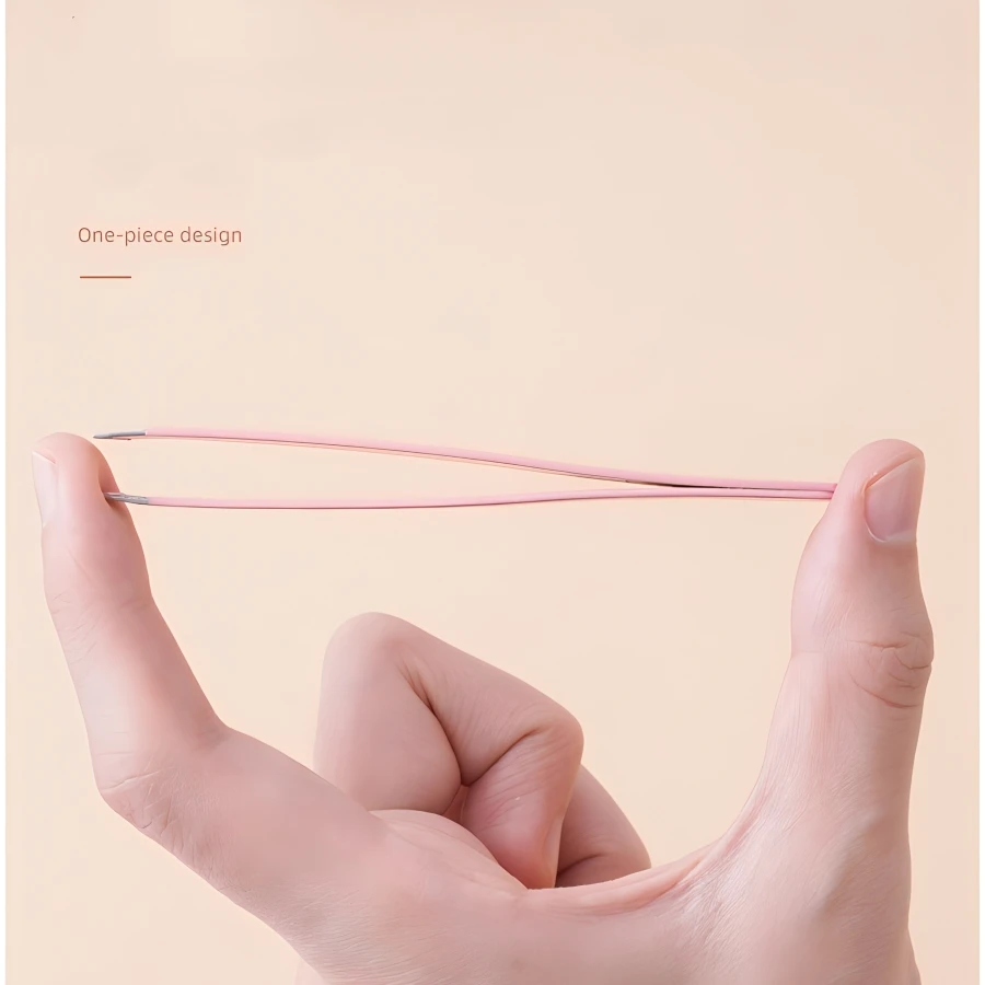 Roestvrijstalen wenkbrauwclip Wenkbrauw trimmen en plukken Precisiepincet Schuine 96-clip Valse wimpers Schoonheidstoolset