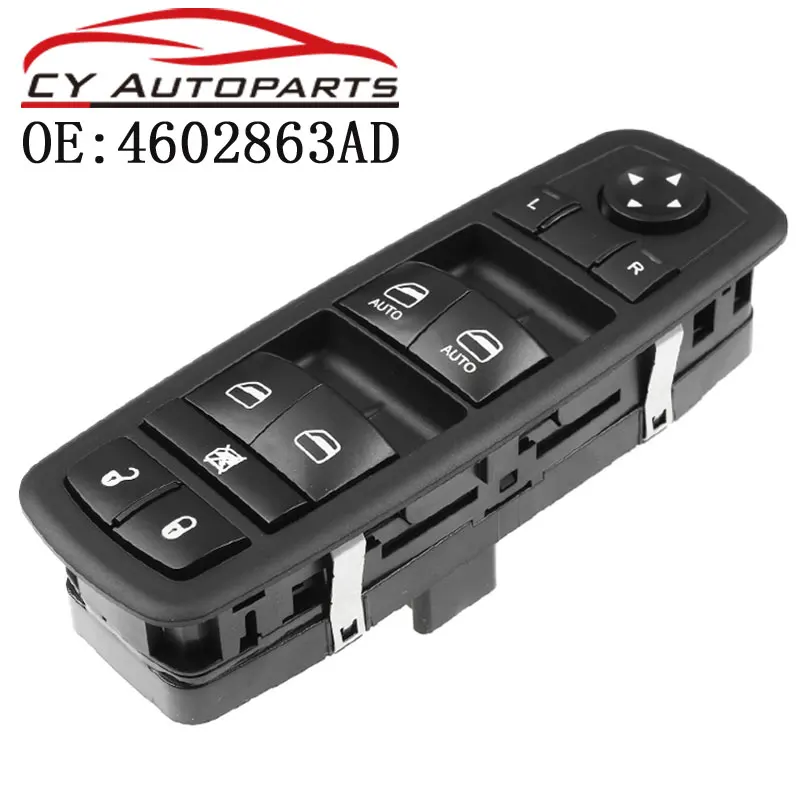 New Car Power Window Switch Button For Dodge Ram 1500 2500 3500 2009-2012 4602863AD 4602863AC 4602863AB