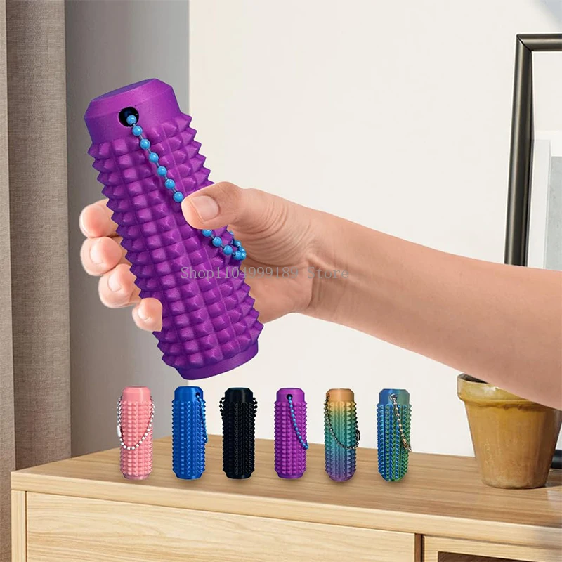 

Little Ouchies Pain Fidget Pocket Mini Fidget Toy, Spiky Grippie Stim Keychain, Venting Key Pendant For Anxiety Relief Positive