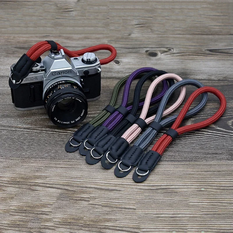 Nylon Camera Neck  Digital Camera Wrist Hand Strap Grip Braided Wristband For Canon Sony Leica Digital SLR Camera Belt