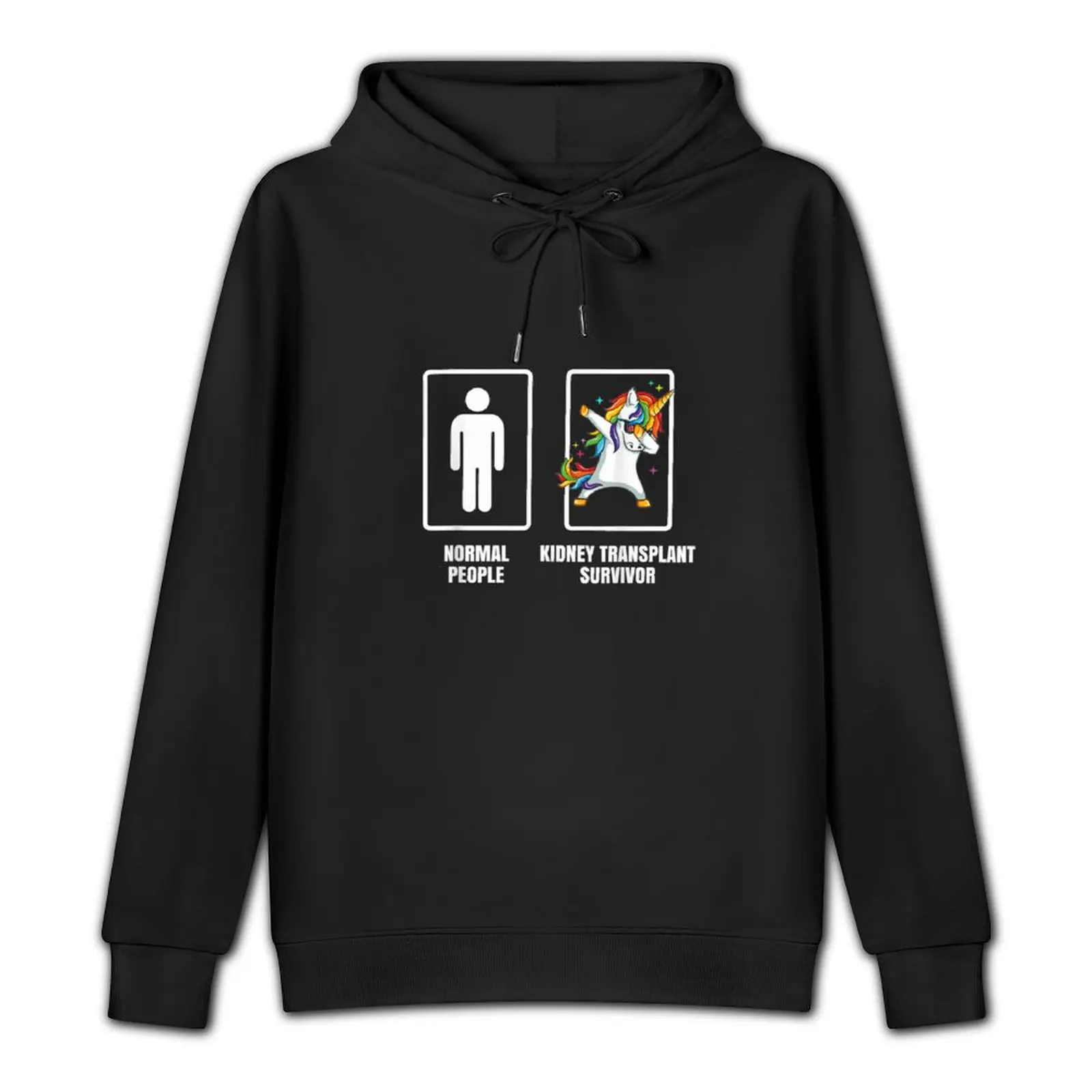 Dabbing Unicorn Kidney Transplant Survivor Organ Recipient T Shirt Pullover Hoodie autumn hoody