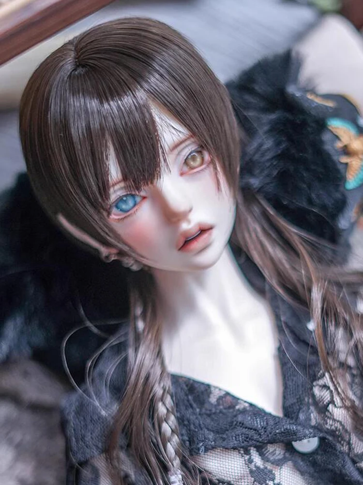 D03-C031 children handmade toy 1/3 1/4 1/6 doll BJD/SD doll's Accessories handsome wolf tail braid wig 1pcs