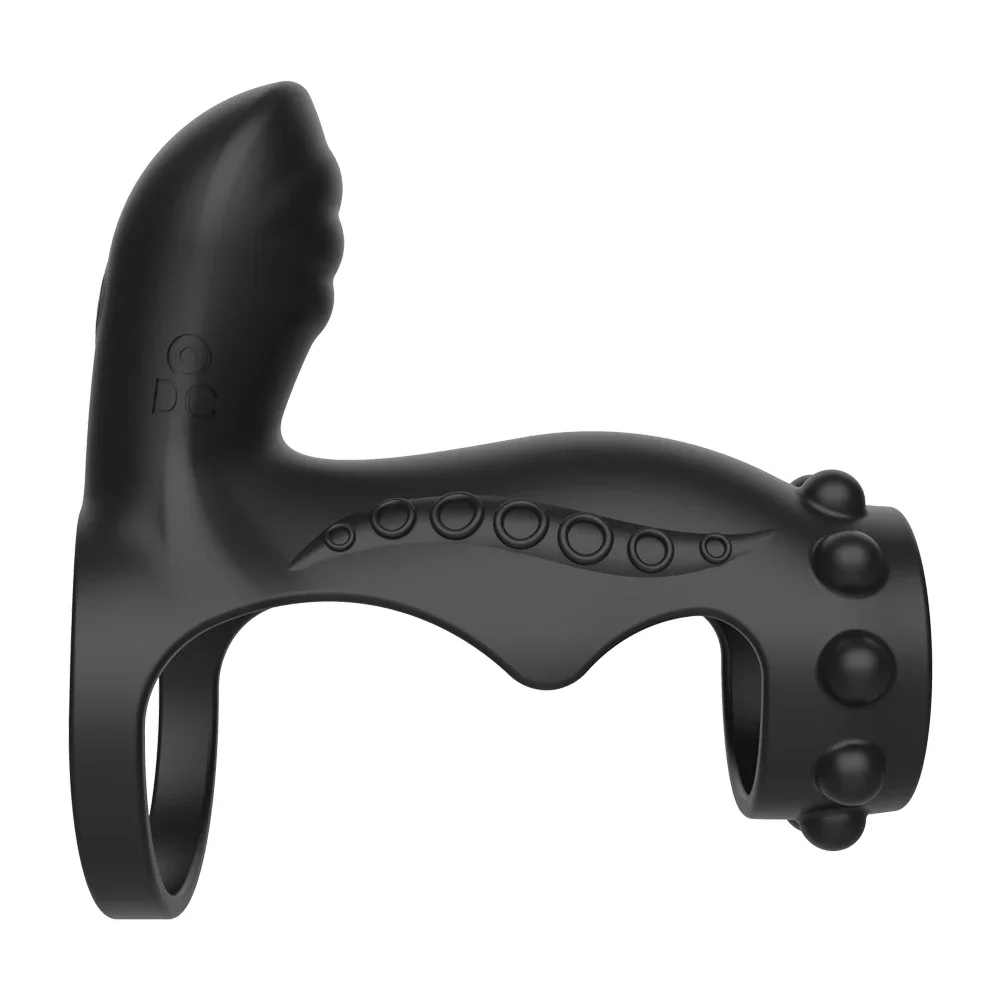 Silicone Vibrating Ring Male Sexual Training Device Resonance Adult Toy for Couples Privacy Protection  MN