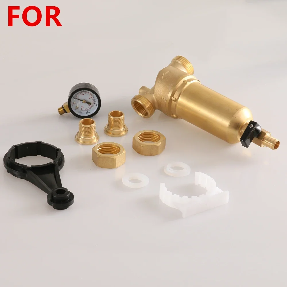 منقي مياه الصنبور، فلتر نحاسي منزلي عالي التدفق للشوائب #3