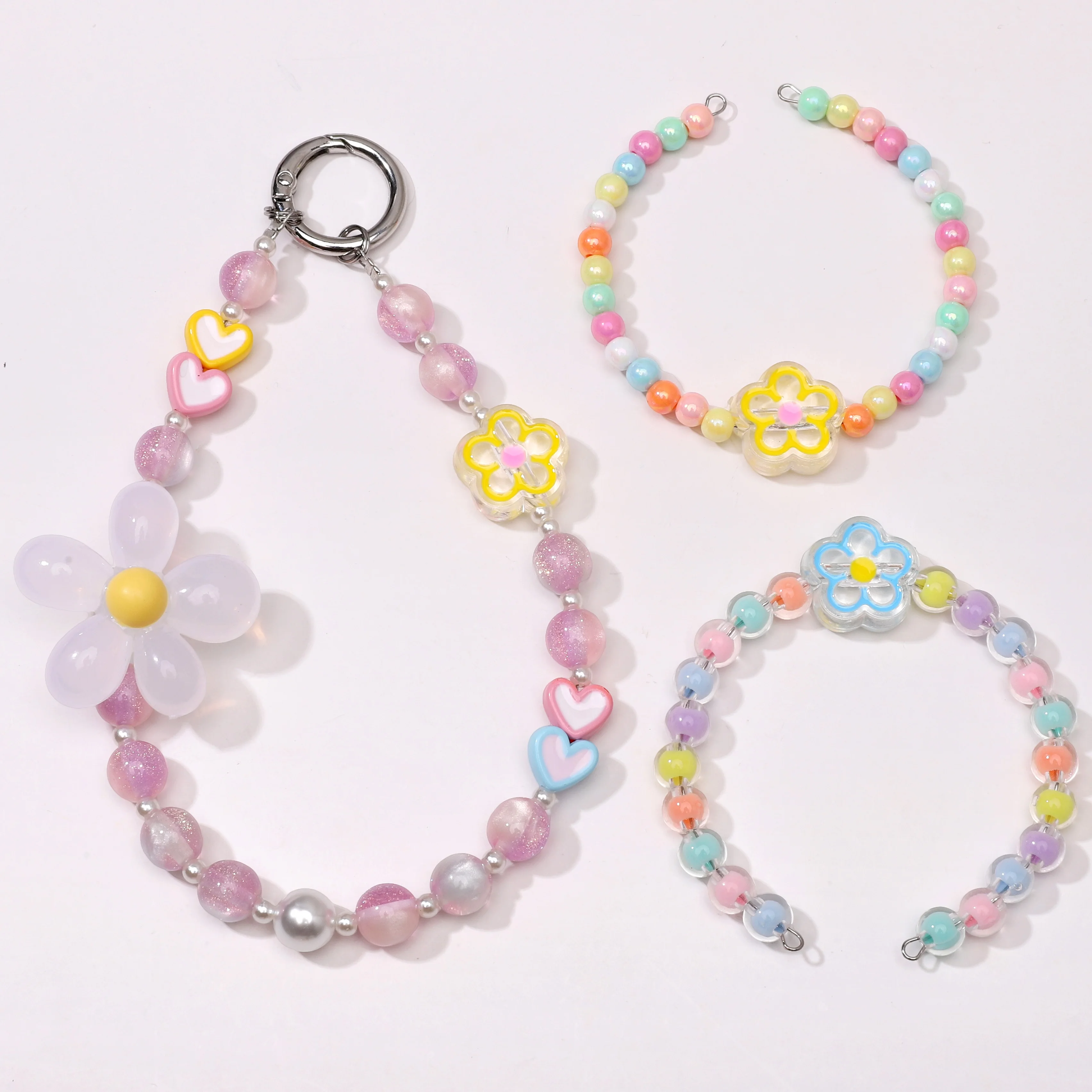 

6pcs Mixed Candy beading beads Colorful Girls gifts Acrylic Beads Loose Beads Spacer For Jewelry DIY Handmade Making Accessories