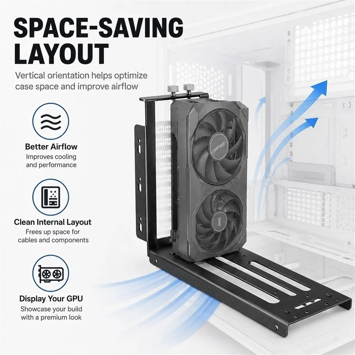 update-vertical-gpu-mount-bracket-2slots-graphics-card-holder-with-hardware-egpu-dock-external-gpu-docking-station