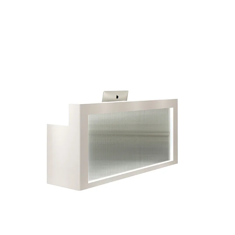 Прием Салон красоты Эстетическая стойка Мебель Роскошная деревянная подставка для подиума Парикмахерская Бизнес-счетчики Маленькая коробка для магазина