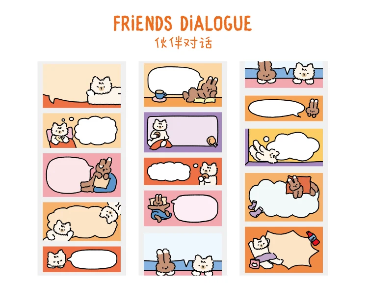 50mmx3m Niedliches Cartoon-Stanzmuster Washi-Tape Kawaii Dekoratives Klebeband Scrapbook-Aufkleber Handgemachtes Masking Tape für Schreibwaren – Detail 4