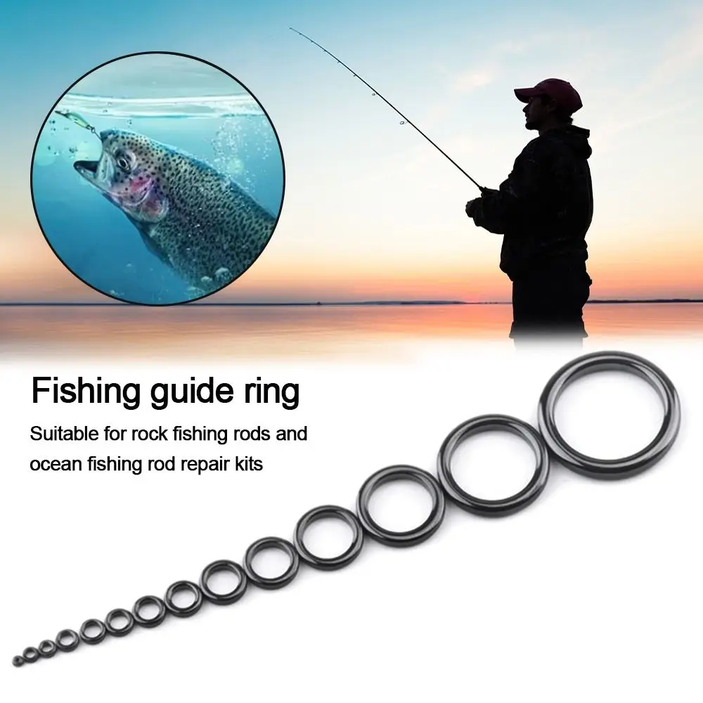 round O Ring 2#-30# Eye Ceramic Ring Tip Repair Kit Tackle Box Accessories Fishing Rod Guide