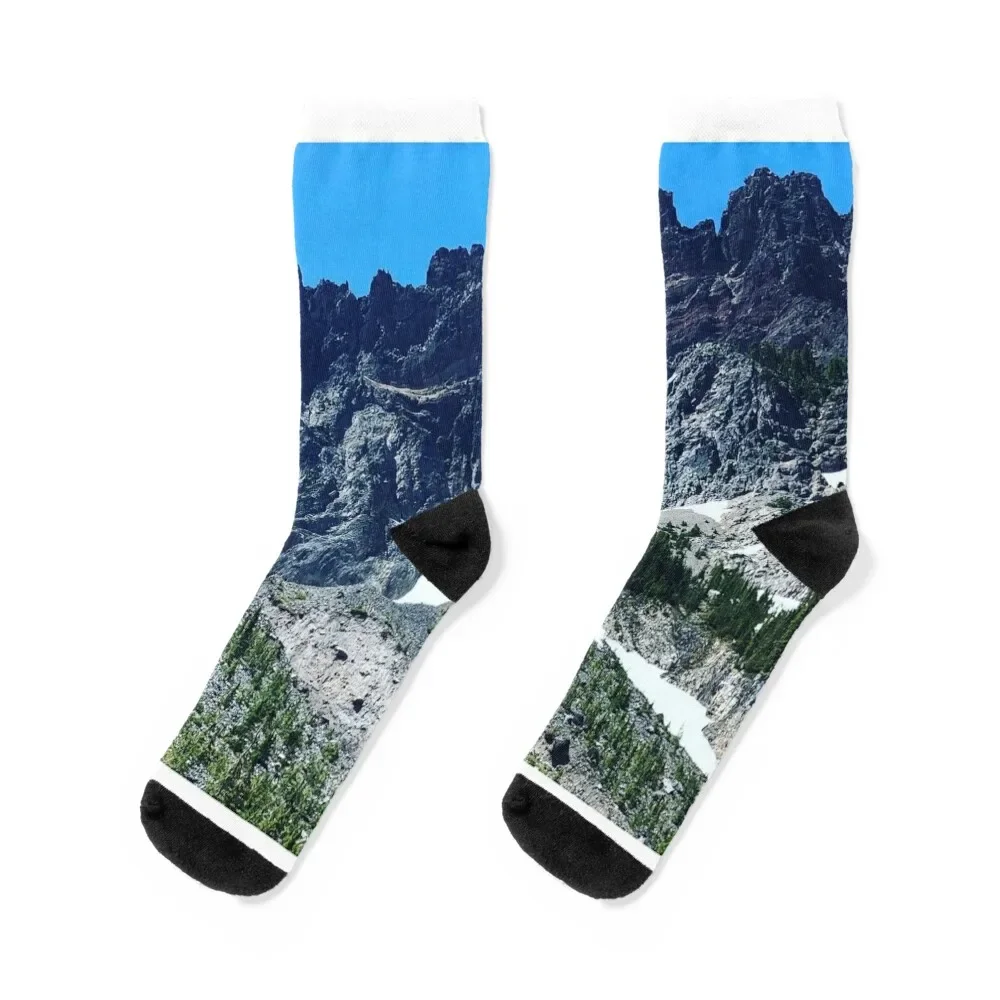 

Mountain Range Socks kawaii sheer Crossfit Men Socks Women's