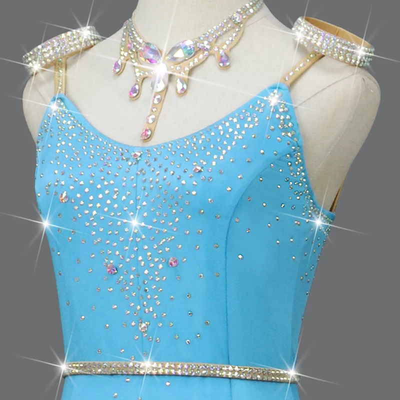

2026 New Latin Dance Dress Women's Standard Ballroom Sexy Skirt For Prom Evening Costume Girls Suit Female Samba Clothes