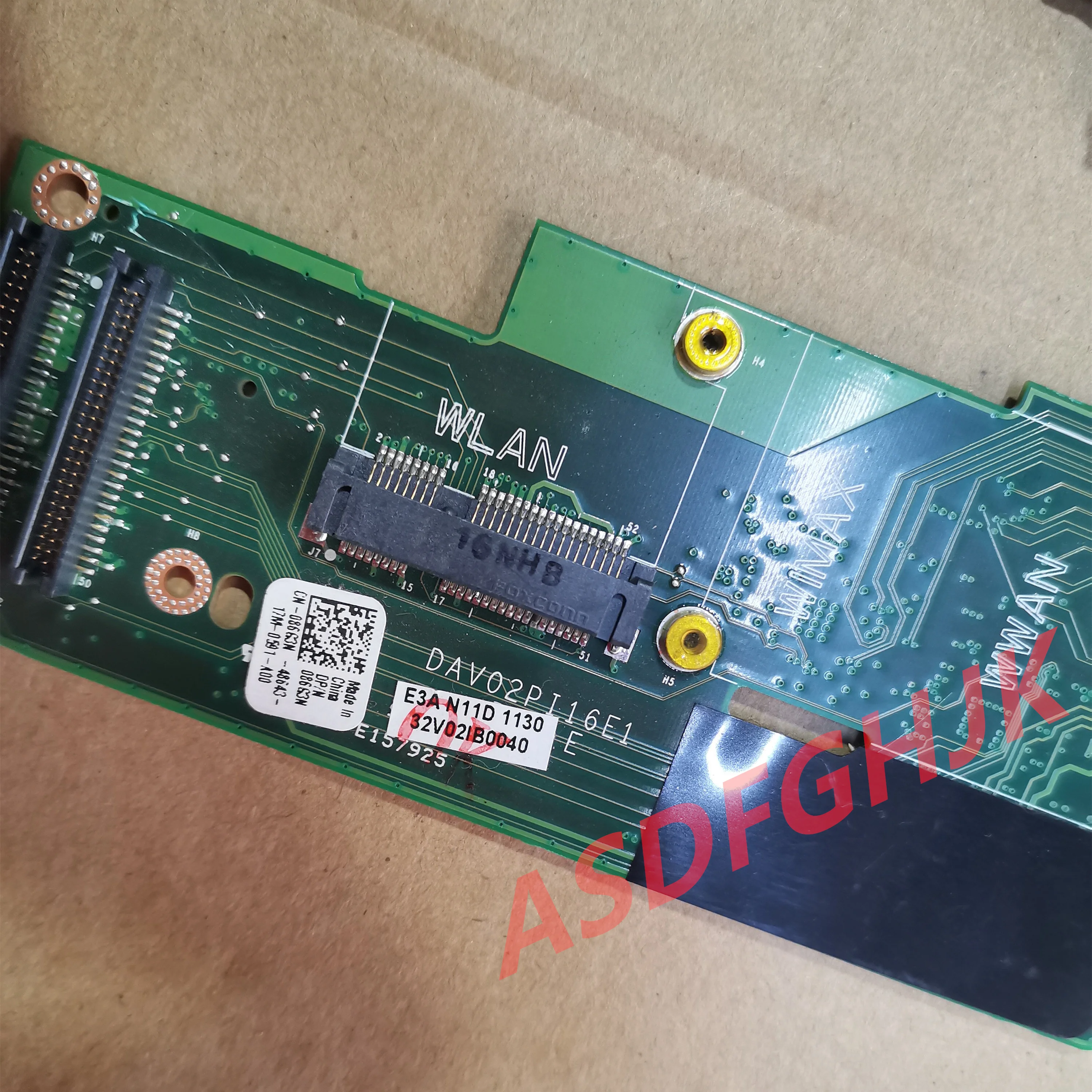 Daughter Board for Dell Vostro 3450 86G3N Audio USB WLAN Wireless Board DAV02PI16E1  Test OK Free Shipping