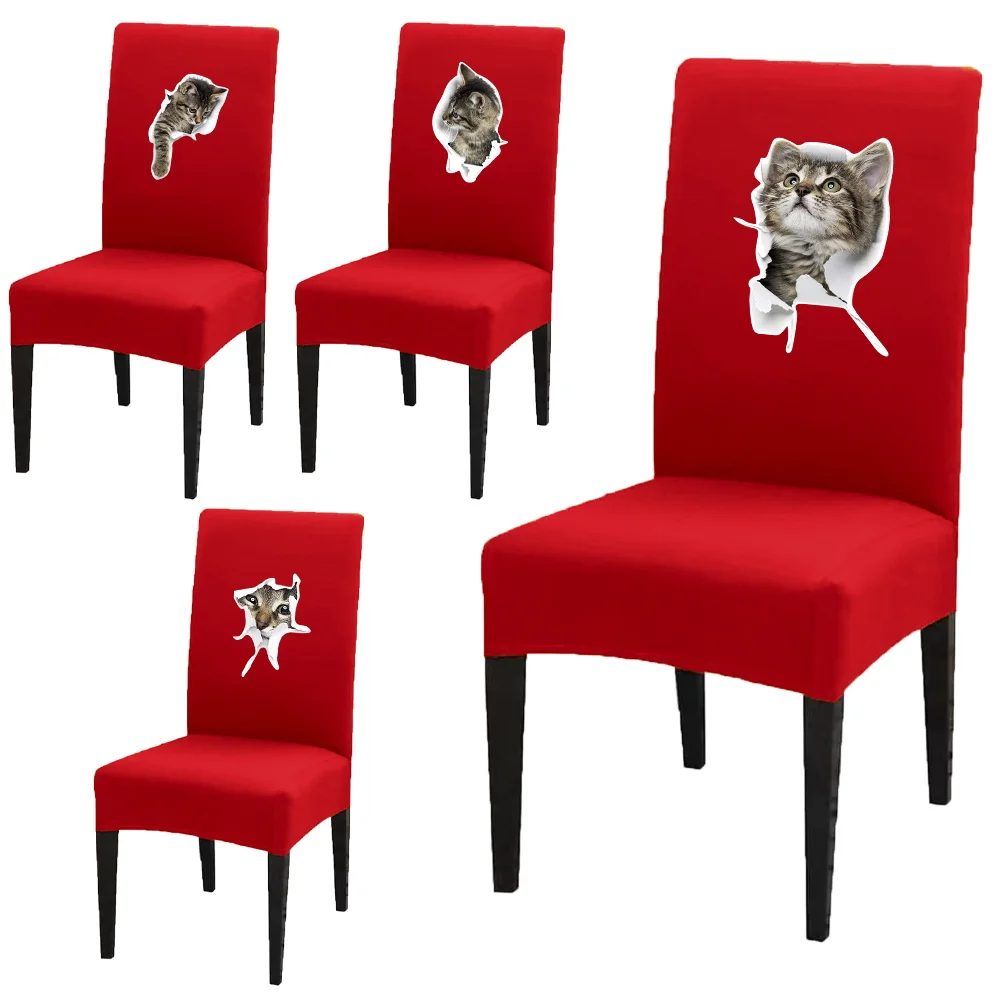 

Easy To Clean Chair Cover New Seat Cover Suitable for Banquets and Weddings Thick Elastic Band High-end Feel Seat Cover