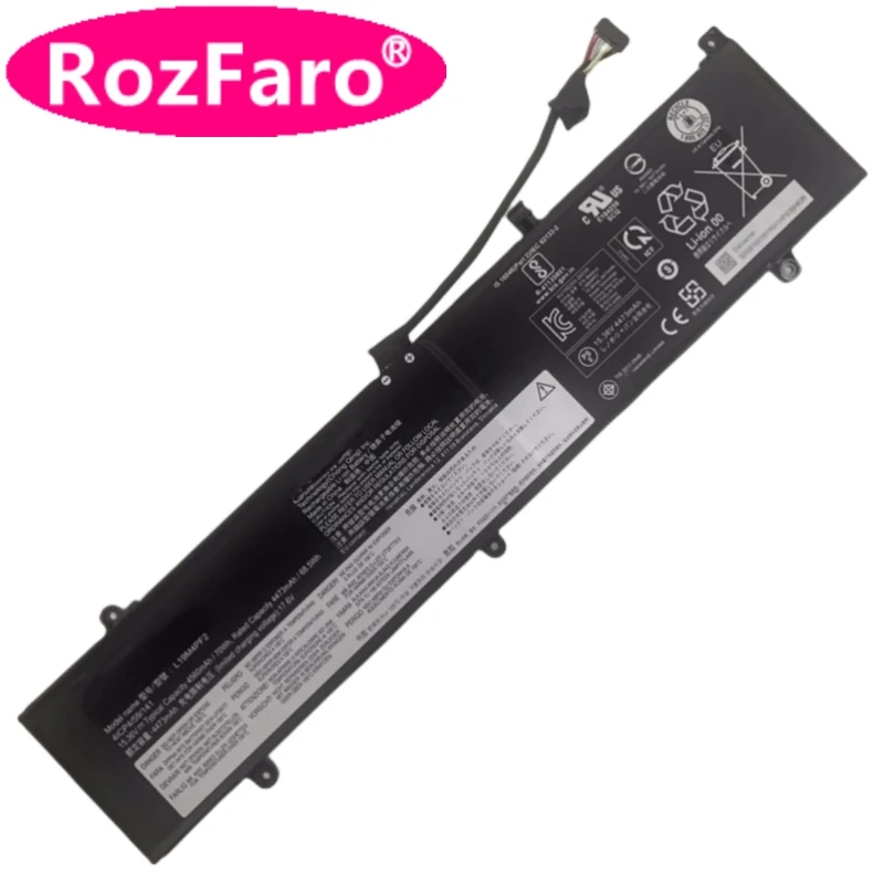 RozFaro L19C4PF2 L19M4PF2 Bateria Para Lenovo Yoga Slim CREATOR 7 S750-15 15IIL 15IMH 15IMH05 82AB0009FR 82DS000HUK 82AB003PRU