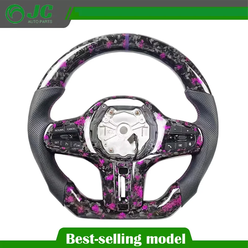 

Подходит для BMW G Series G01 G02 G05 G06 G07 G08 G18 G20 G21 G22 G24 G26 G30 G38 M3 M4 M5 M6 Рулевое колесо из углеродного волокна на заказ