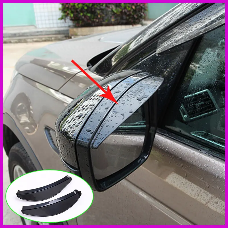 Car Side Mirror Waterproof Sun Visor Rain Eyebrow Auto Car Rear View Side Rain Shield Protector For Car For Land Rover Discovery