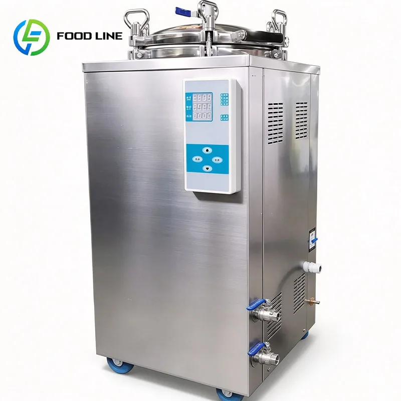 Steam Water Bath Sterilizer Food Retort for Bottled Sauces Coconut Milk and Plant Based Drinks Customized