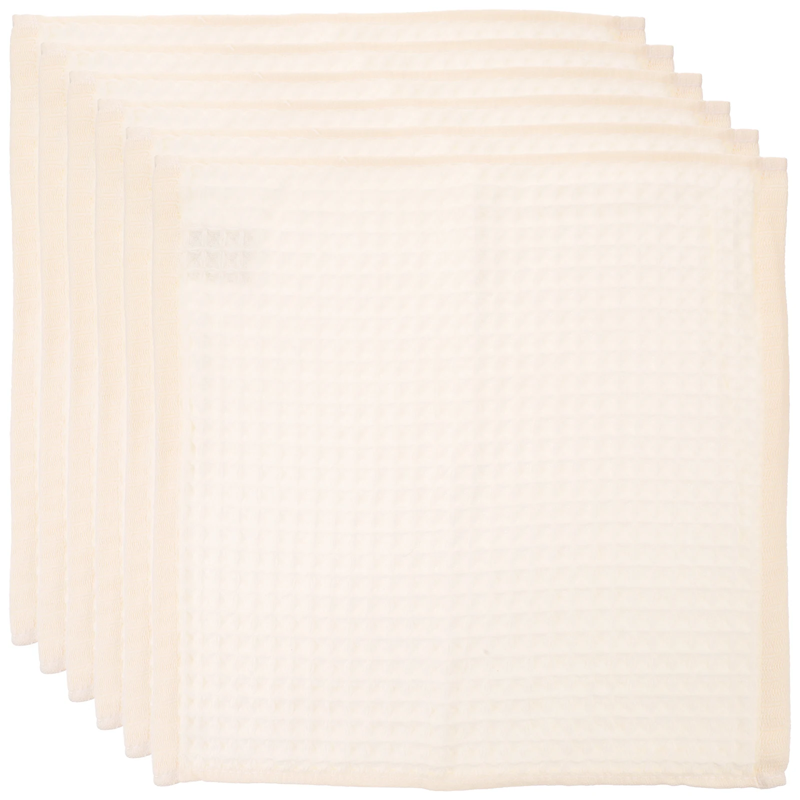 

6Pcs Kitchen Towel Set Waffle Weave Cotton Soft Absorbent Hotel Spa Bath Towels Face Body Waffle Weave Towel Dry Bath Towels