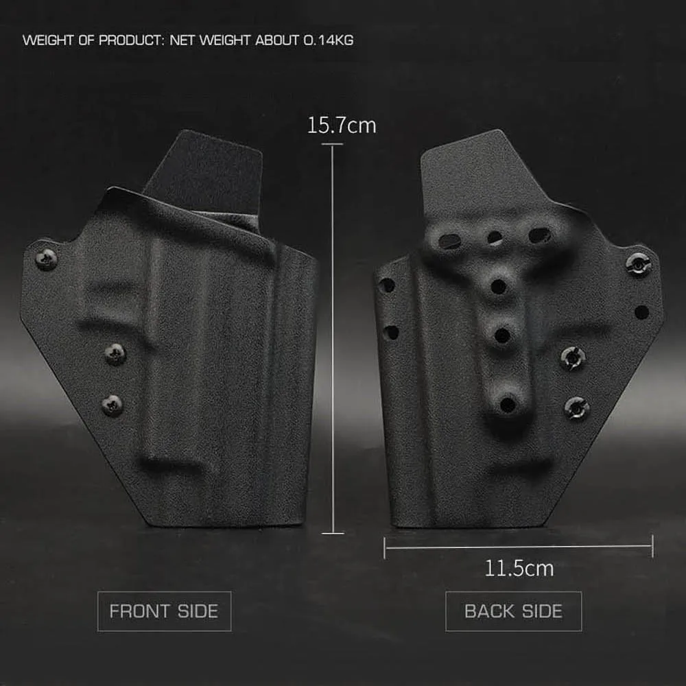 Kydex Tactical Holster For P226/P226 + X300 Flashlight Hunting Shooting Airsoft Quick Release Holster Adjustable MOLLE Belt Gear